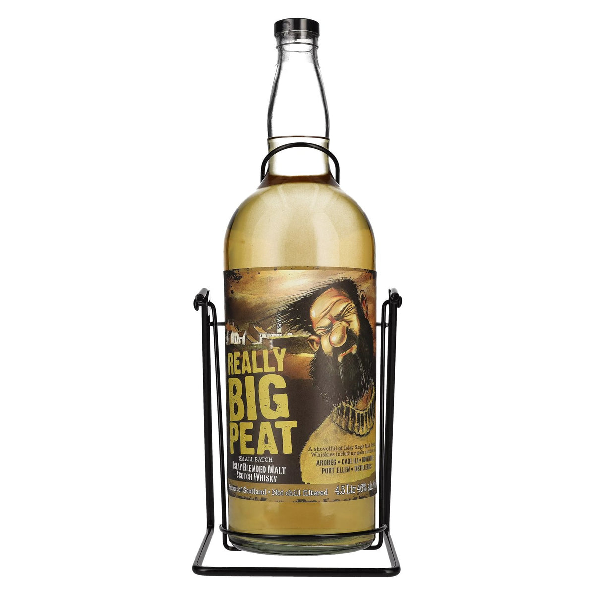Douglas Laing BIG PEAT Islay Blended Malt 46% Vol. 4,5l with swivelling stand