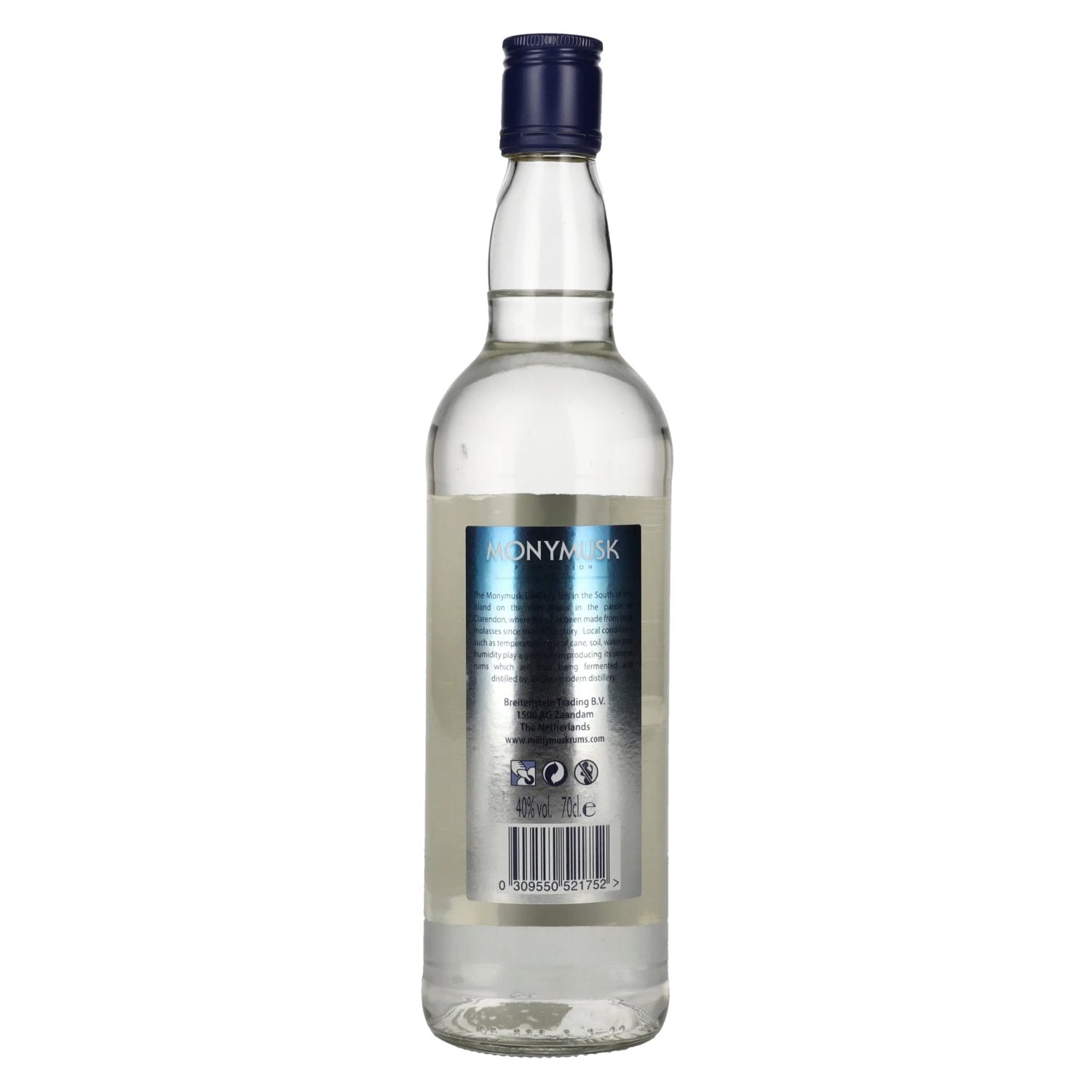 Monymusk Plantation PLATINUM WHITE Rum 40% vol. 0,7l