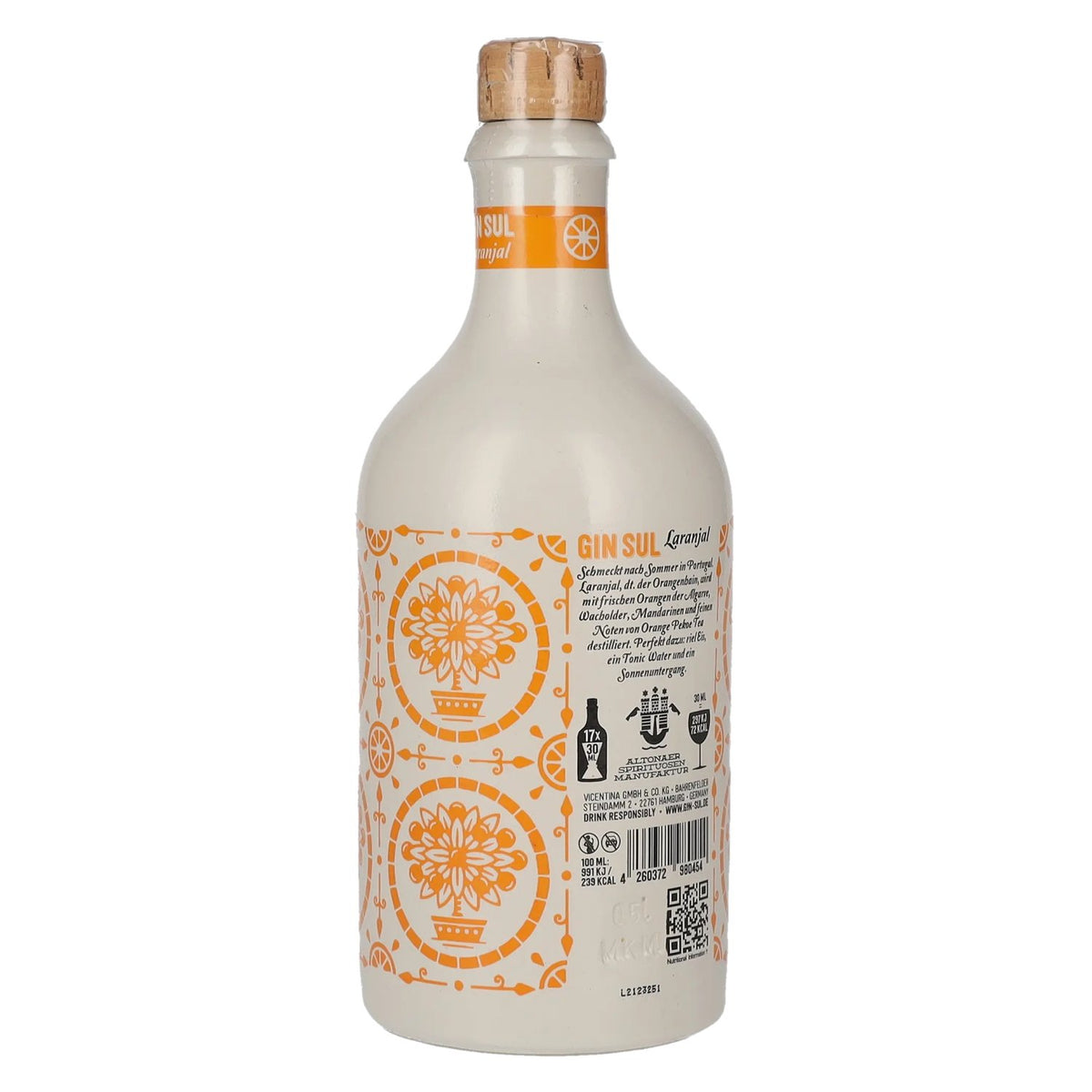 Gin Sul Laranjal Algarve Orange Dry Gin Limited Edition 43% Vol. 0,5l