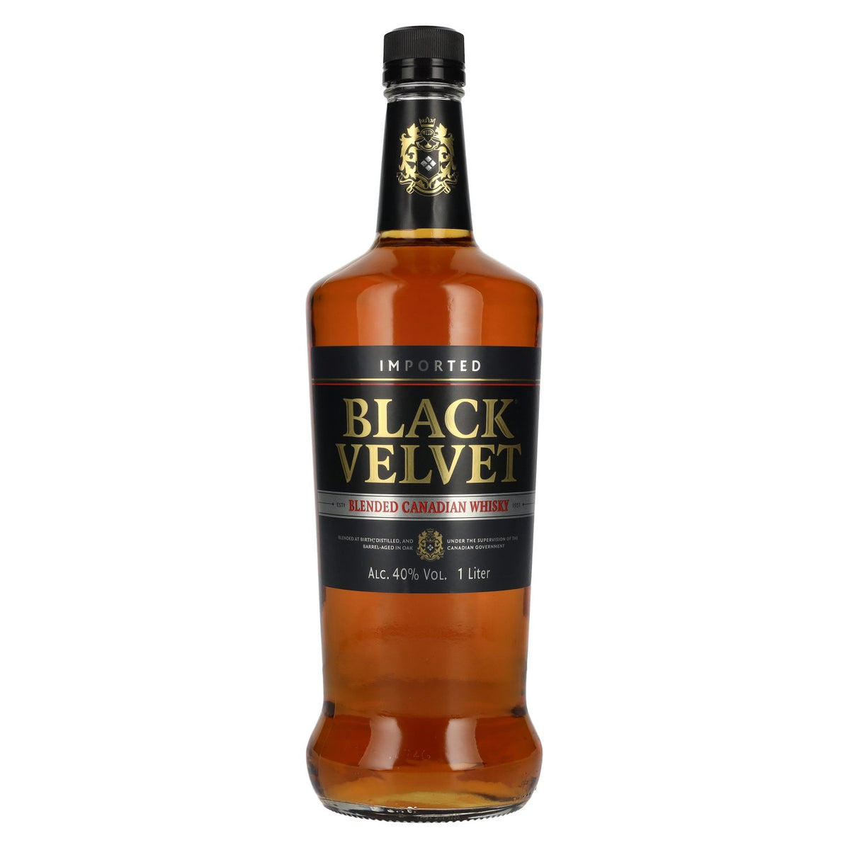 Whisky canadien assemblé Black Velvet, 40 % vol., 1 l