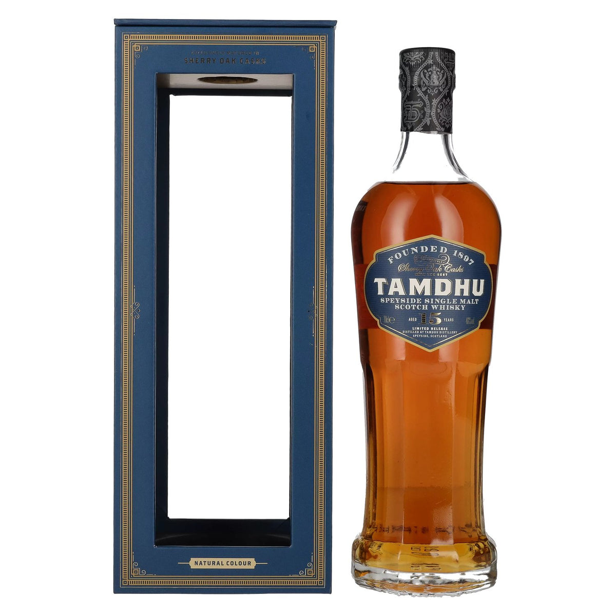 Tamdhu 15 Years Old Speyside Single Malt Scotch Whisky 46% Vol. 0,7l en boîte cadeau