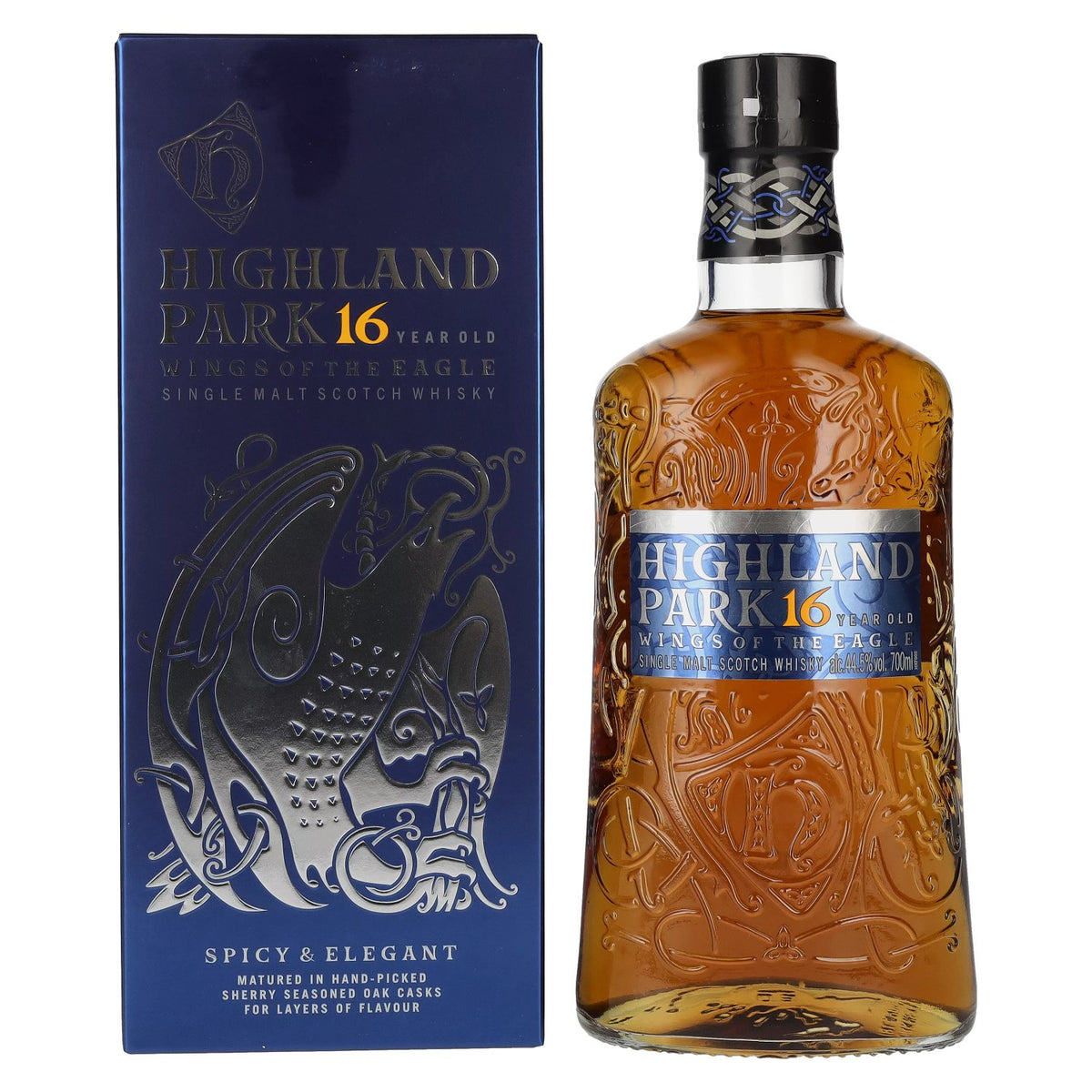 Highland Park 16 Years Old WINGS OF THE EAGLE 44,5% Vol. 0,7l en boîte cadeau