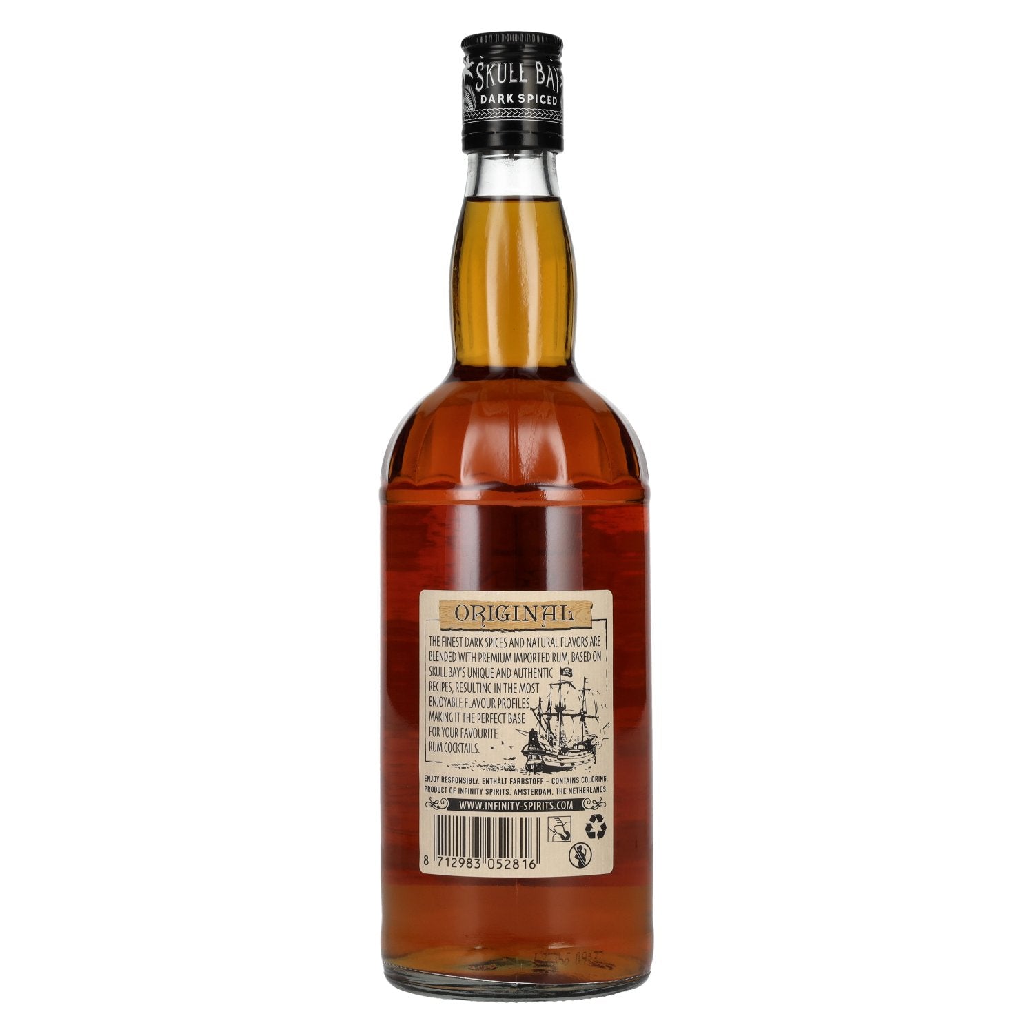 Skull Bay ORIGINAL Dark Spiced 37,5% vol. 0,7l