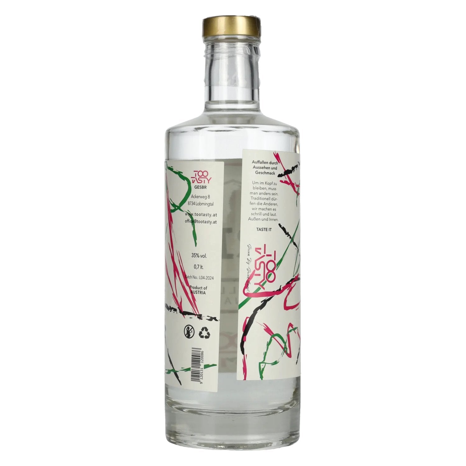 Too Tasty MARILLN apricot schnapps 35% vol. 0.7l