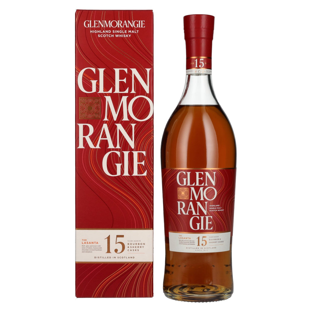 Glenmorangie THE LASANTA 15 Years Old Highland Single Malt 43% Vol. 0,7l en boîte cadeau