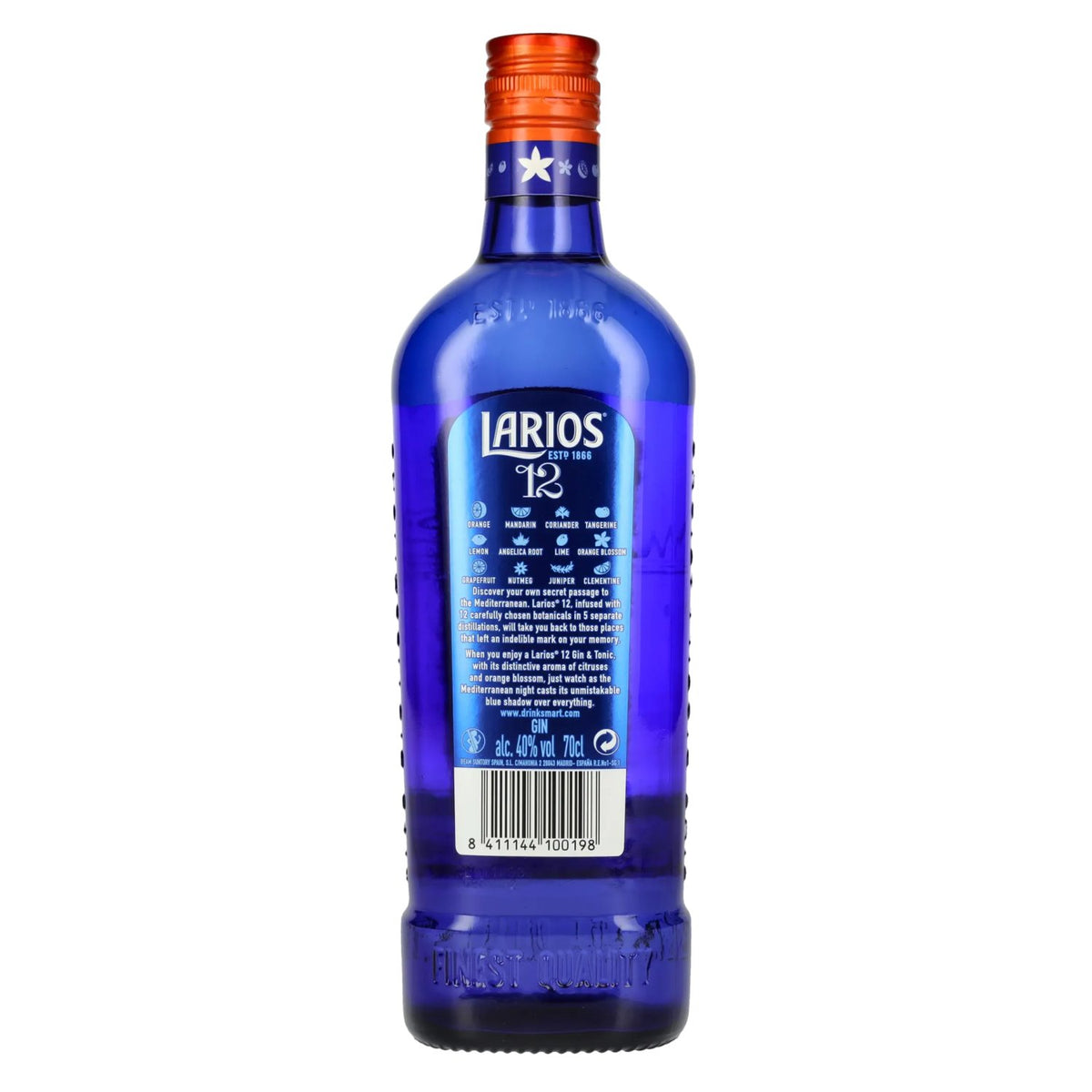 Larios 12 Premium Gin Mediterránea 40% vol. 0,7l