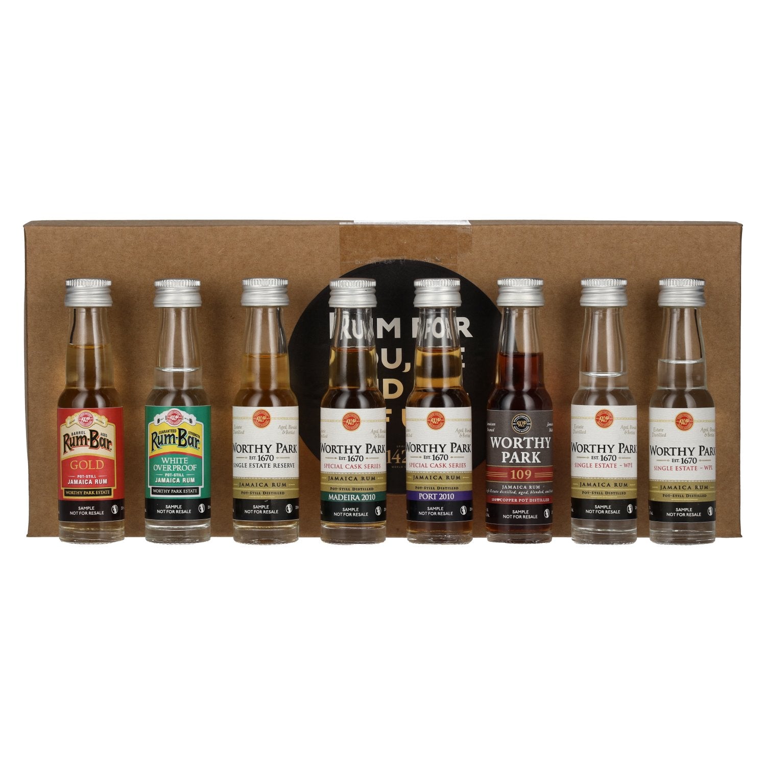 Worthy Park Master Class Tasting Kit 2021 54,1% vol. 8x0,02l