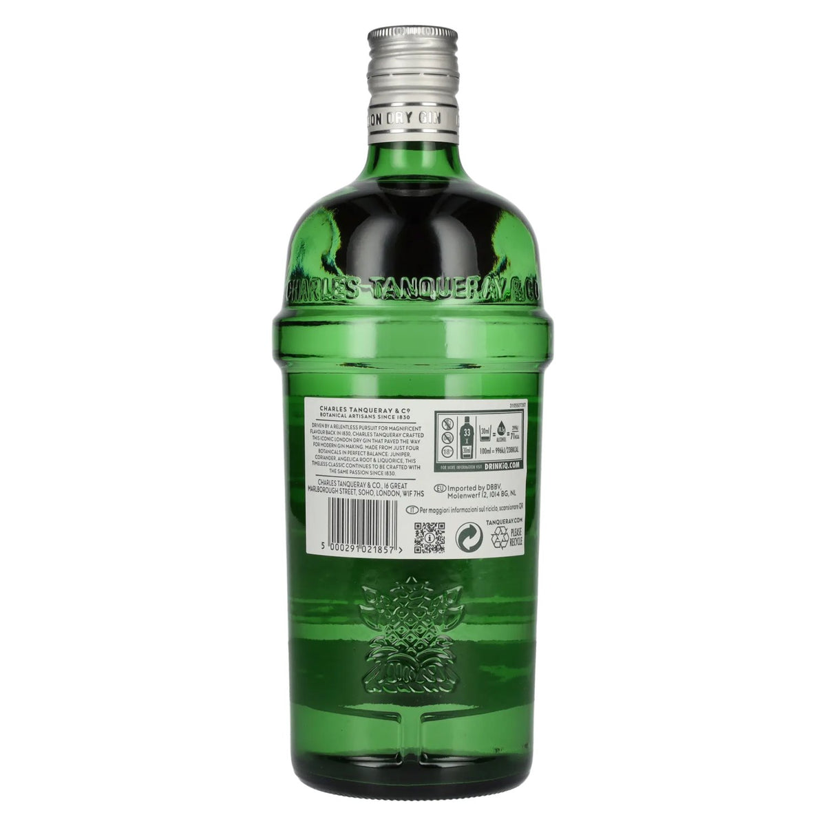Tanqueray LONDON DRY GIN Imported 43,1% Vol. 1l