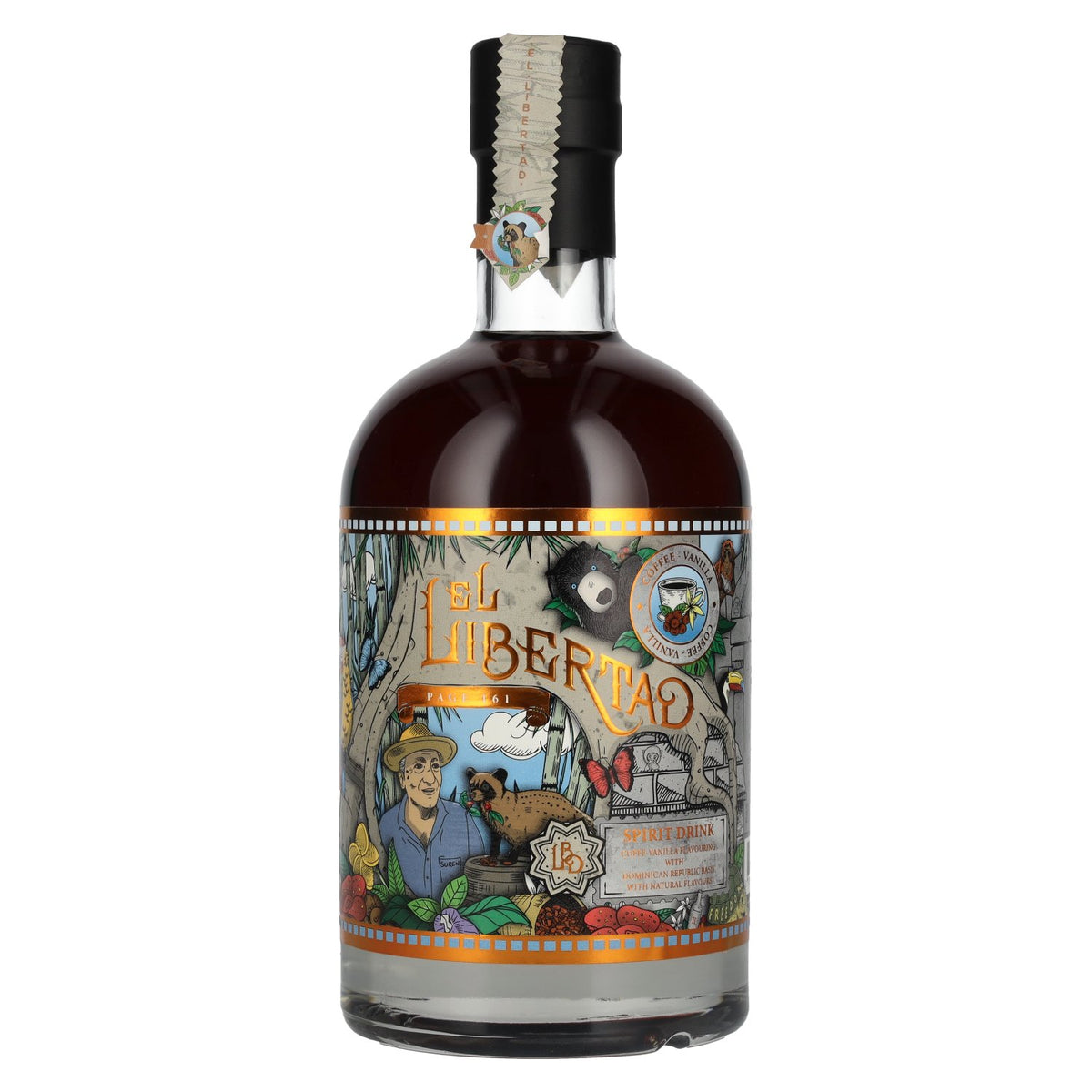 El Libertad Page 161 Coffee-Vanilla Spirit Drink 30% vol. 0,7l