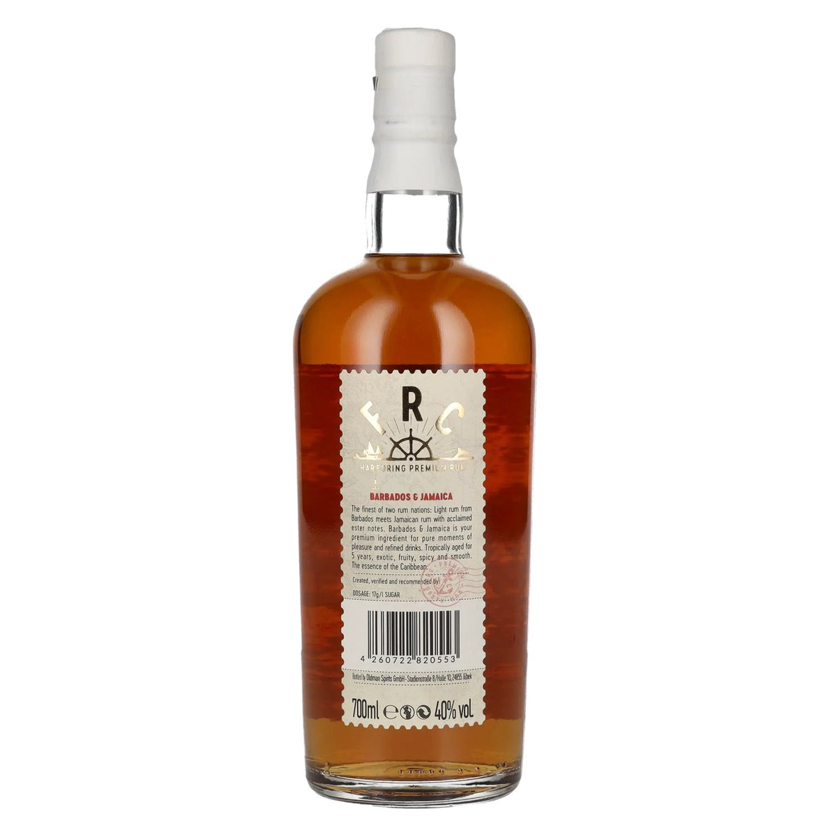 FRC Caribbean Rum from Barbados and Jamaica 40% Vol. 0,7l