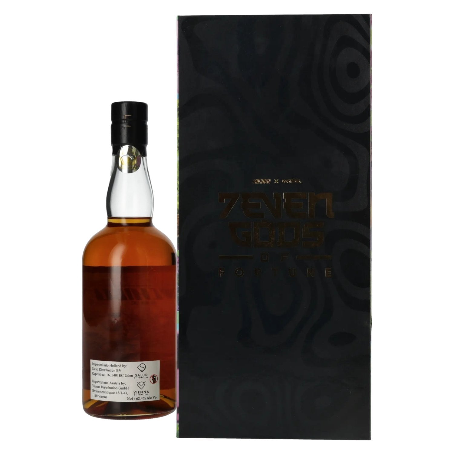 Chichibu 7EVEN Gods of Fortune Benzaiten Single Malt Japanese Whisky 2016 62,4% Vol. 0,7l en coffret cadeau
