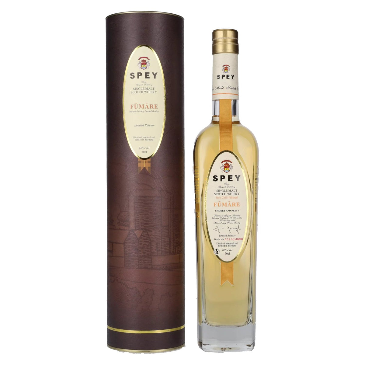Spey FŨMÃRE Smoky and Peaty Single Malt Scotch Whisky 46% Vol. 0,7l en coffret cadeau