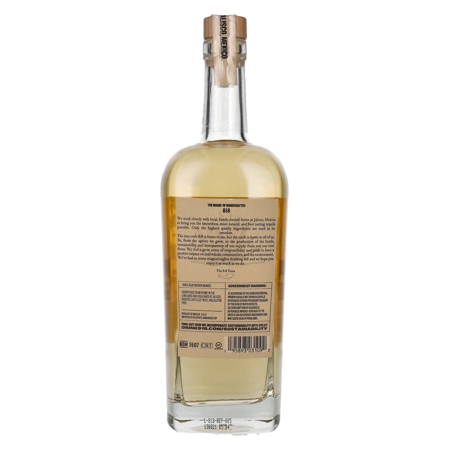 818 Tequila Reposado 100% Agave Azul by Kendall Jenner 40% Vol. 0,7l