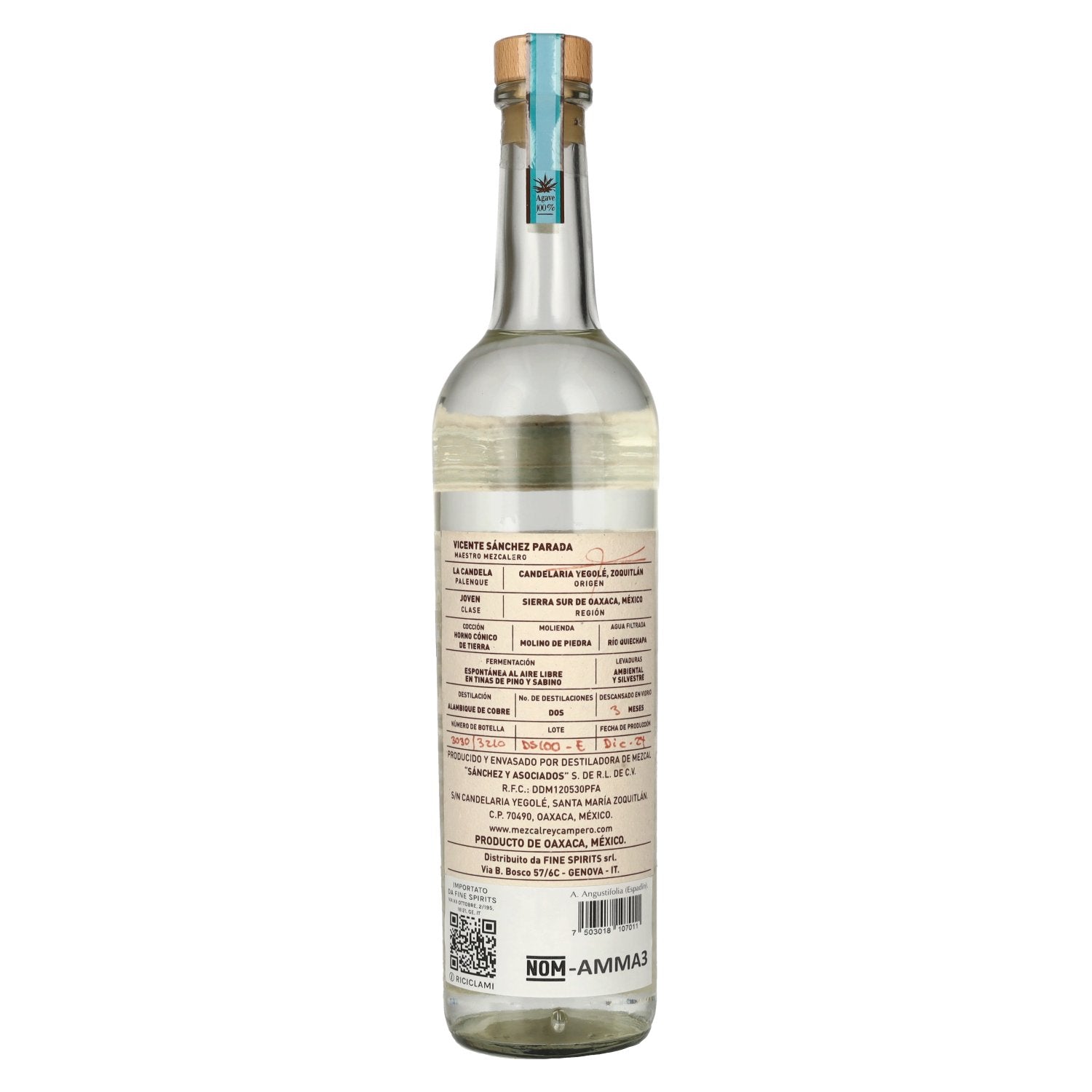 Rey Campero Mezcal ESPADÍN 48,3% Vol. 0,7l