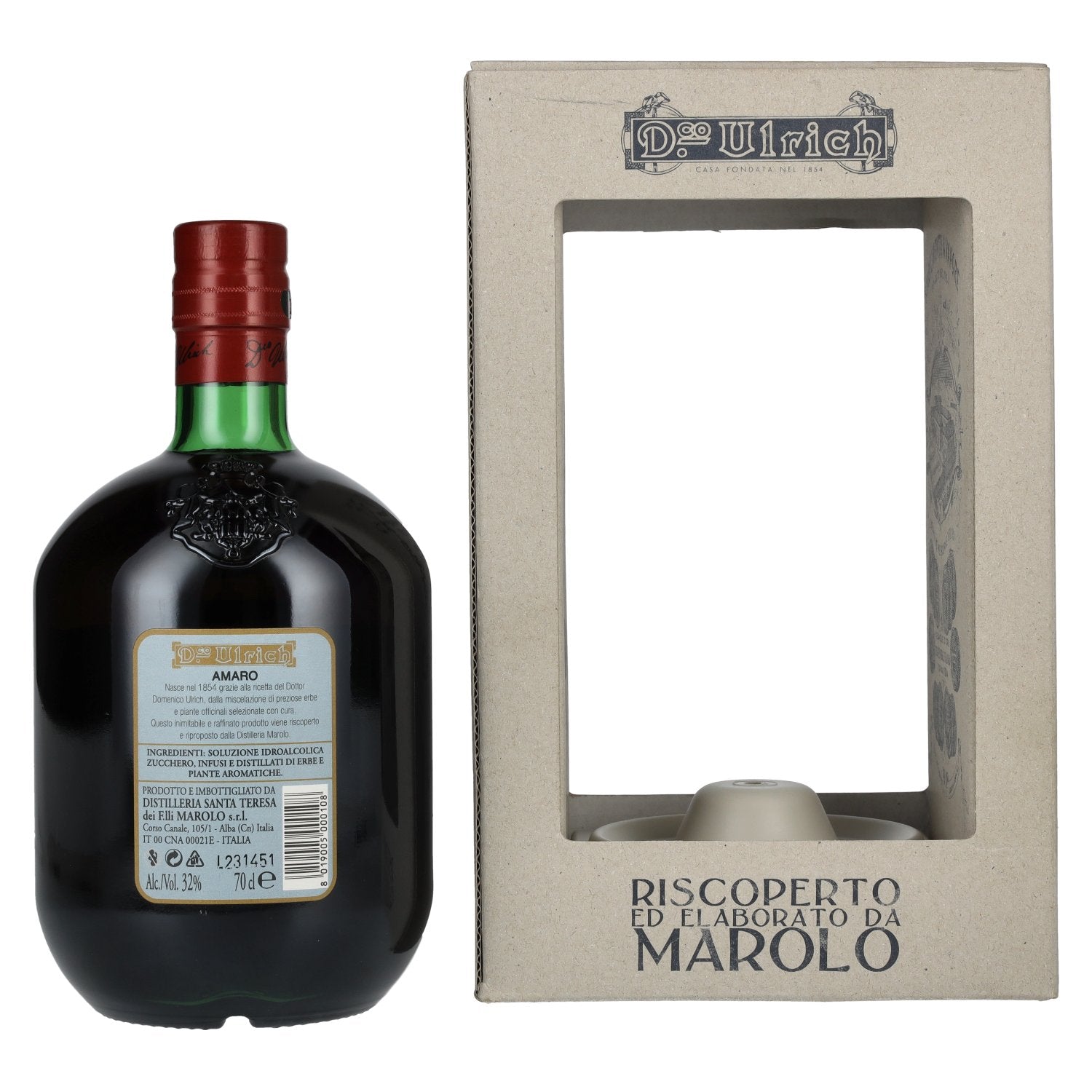 D.Co Ulrich Amaro da MAROLO 32% vol. 0,7l en boîte cadeau