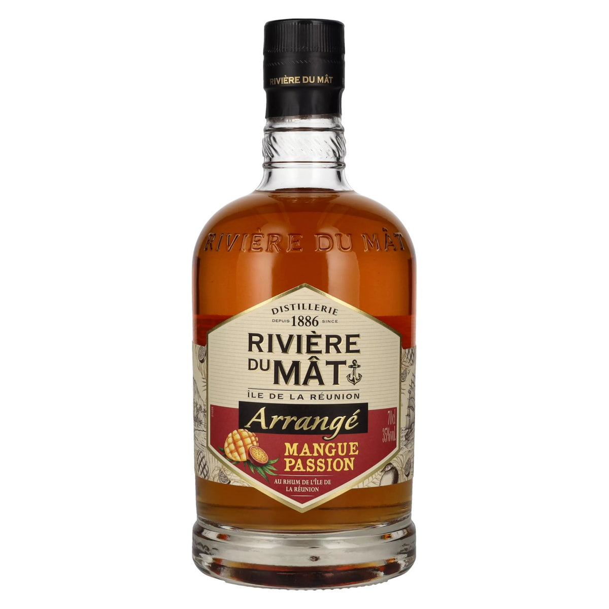 Rivière du Mât Mangue Passion Liqueur 35% ABV 0.7l