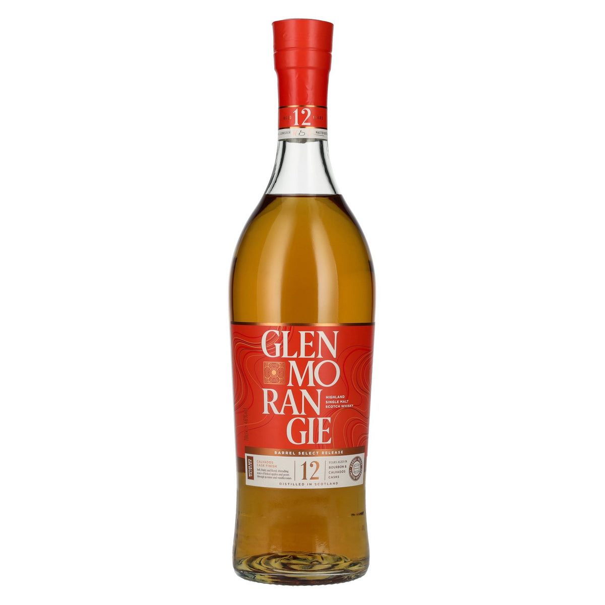Glenmorangie 12 ans d'âge, édition Barrel Select, finition en fût de calvados, 46 % vol., 0,7 l
