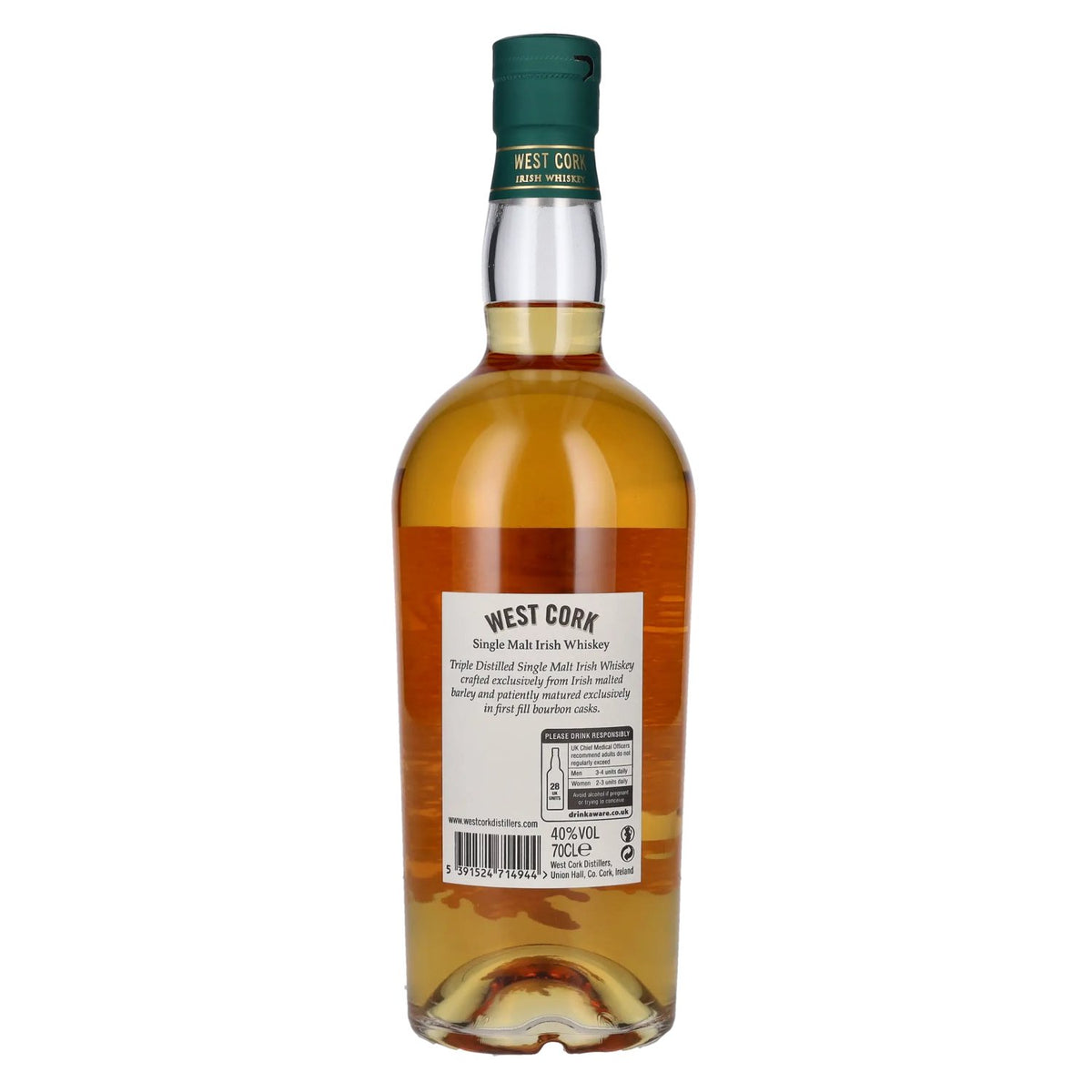 West Cork Single Malt Irish Whiskey 40% Vol. 0,7l