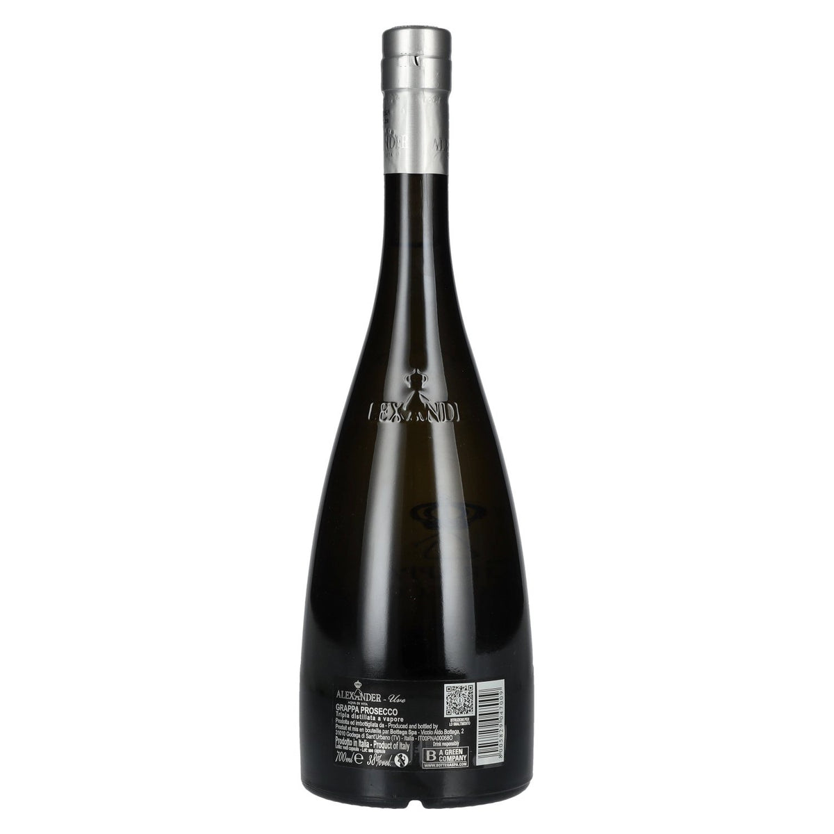 Bottega Alexander Aqva Di Vita Grappa Prosecco 38% Vol. 0,7l