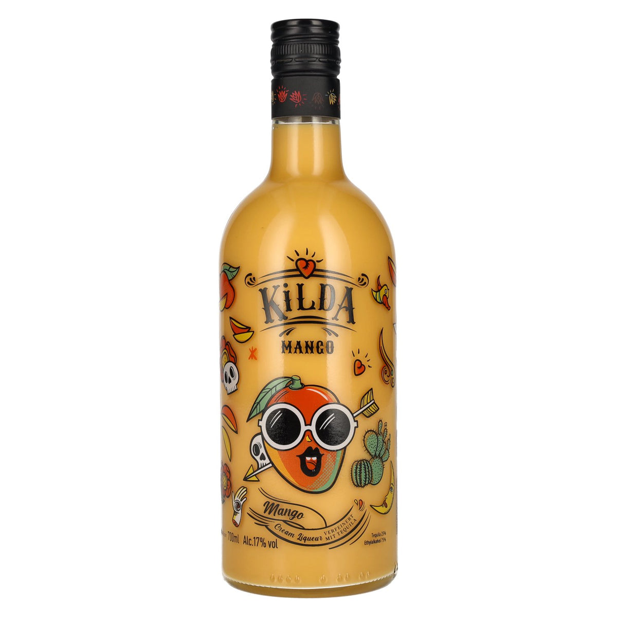 Liqueur de crème de mangue Kilda 17% vol. 0,7l