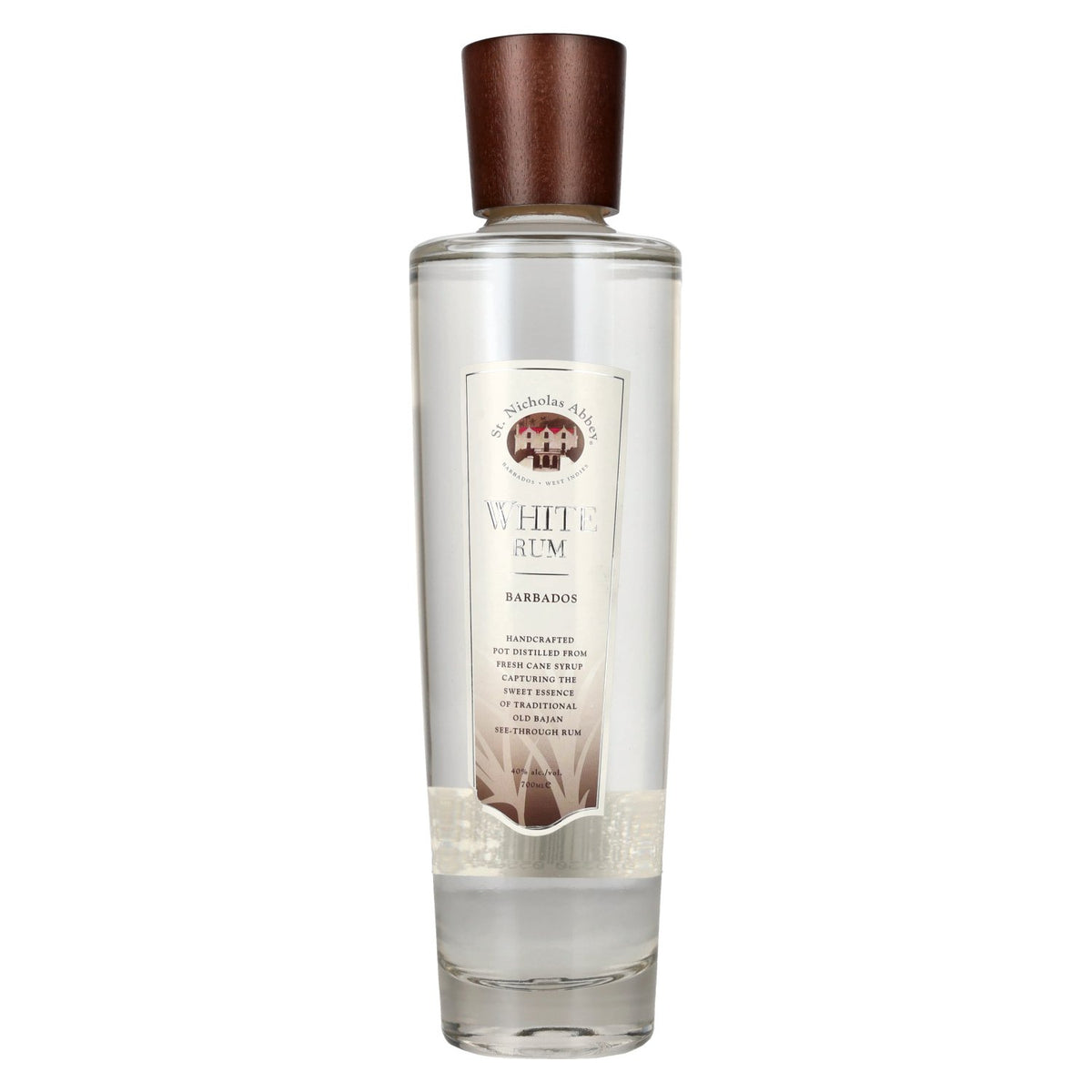 Rhum blanc St. Nicholas Abbey de la Barbade, 40 % vol., 0,7 l