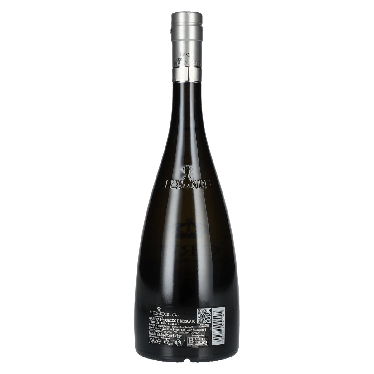 Bottega Alexander Aqva Di Vita Grappa Cru Prosecco & Moscato 38% Vol. 0,7l