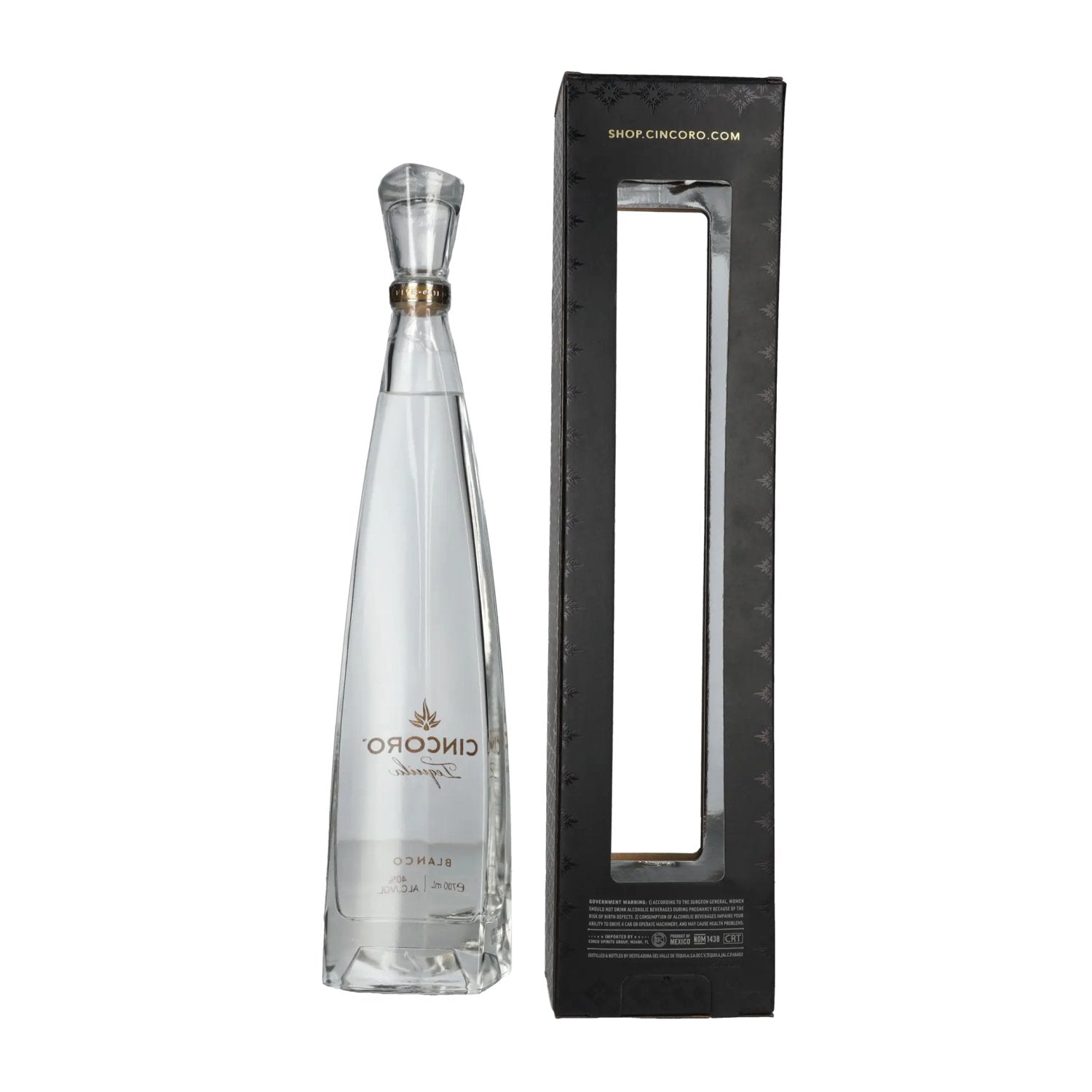 Cincoro Tequila Blanco 40% Vol. 0,7l in Geschenkbox