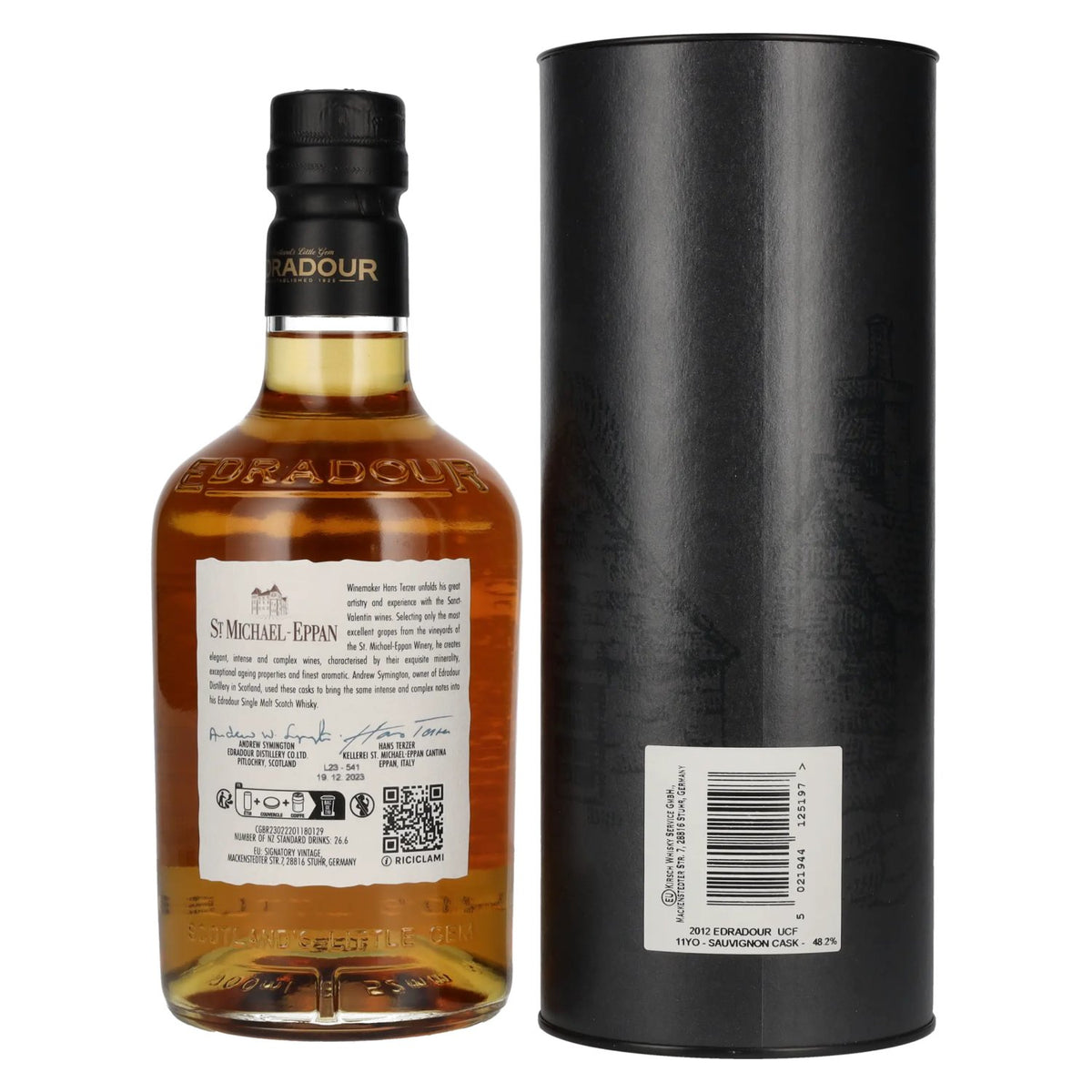 Edradour 11 Years Old ST. MICHAEL-EPPAN Sauvignon Cask #1002 2012 48,2% vol. 0,7l en boîte cadeau