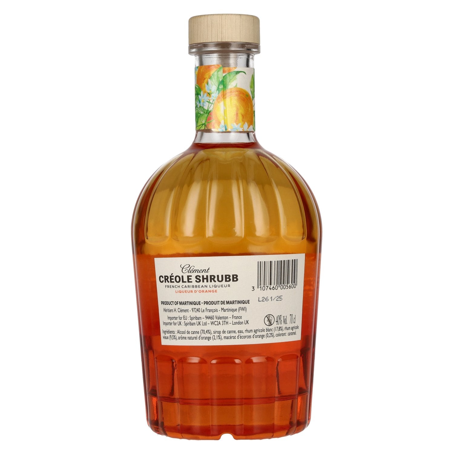 Clément Créole Shrubb Liqueur D'Orange 40% Vol. 0,7l