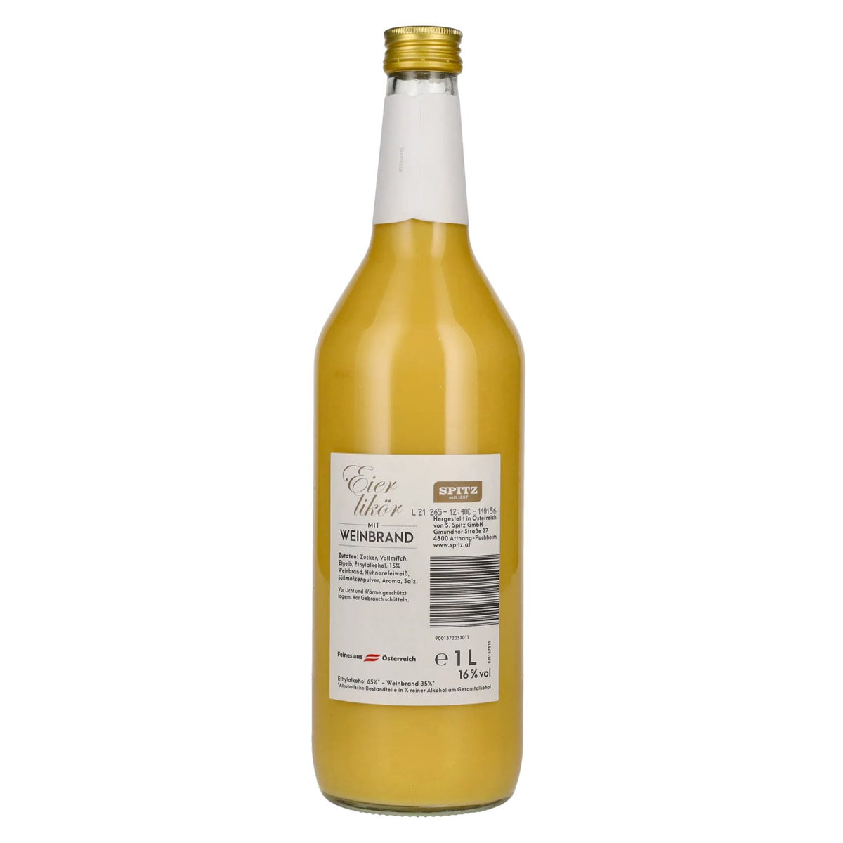 Spitz Liqueur aux œufs avec eau-de-vie de vin 16% vol. 1l