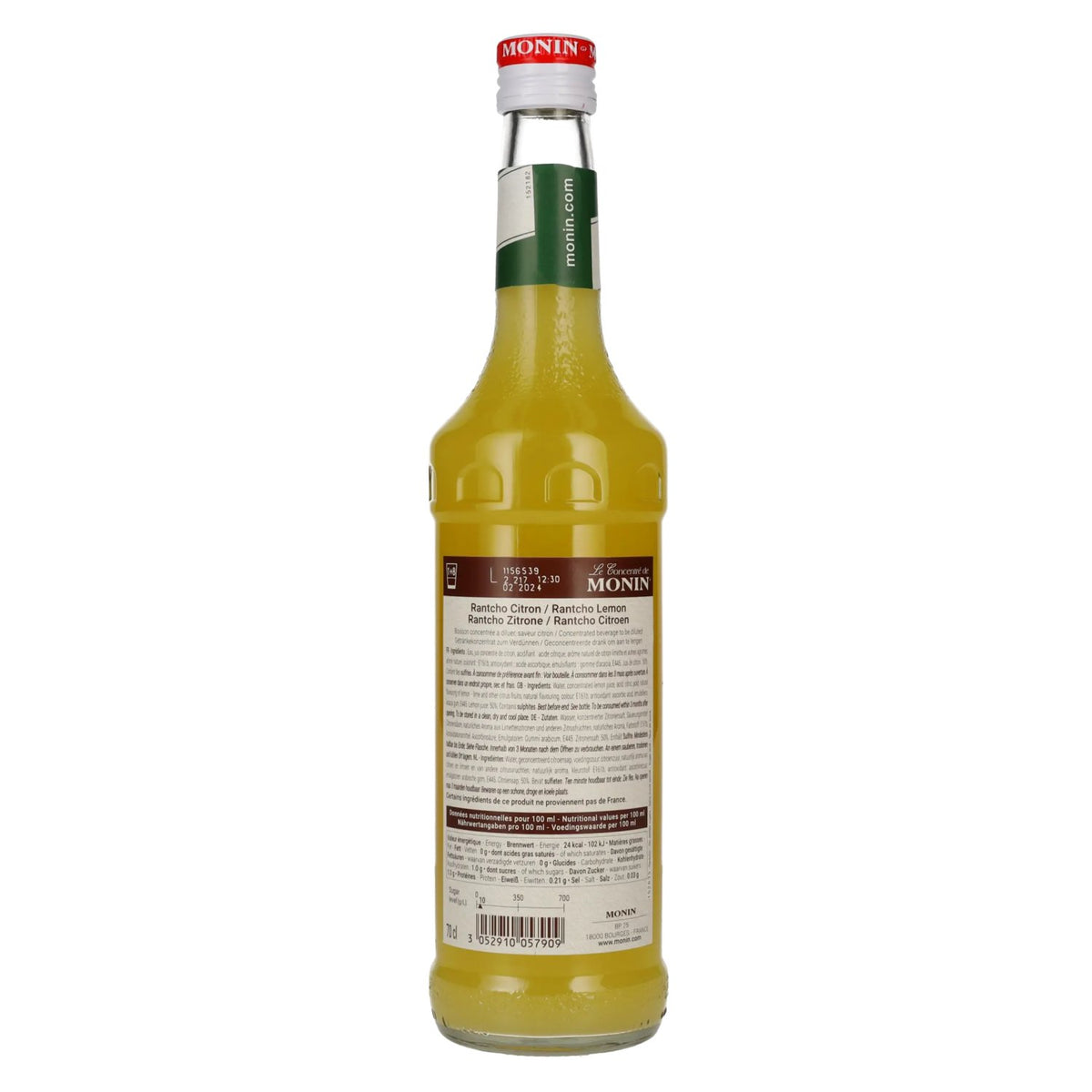 Monin Le Concentré de LEMON RANTCHO - Lemon juice 0,7l