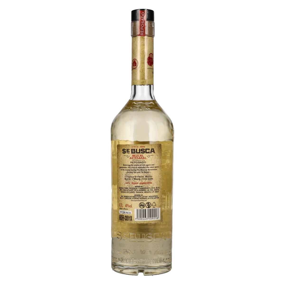 Se Busca Mezcal Artesanal REPOSADO 40% Vol. 0,7l