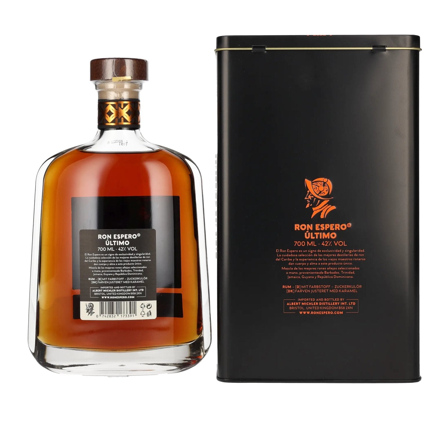 Ron Espero ÚLTIMO Selección del Siglo Producción Limitada 42% Vol. 0,7l in Geschenkbox