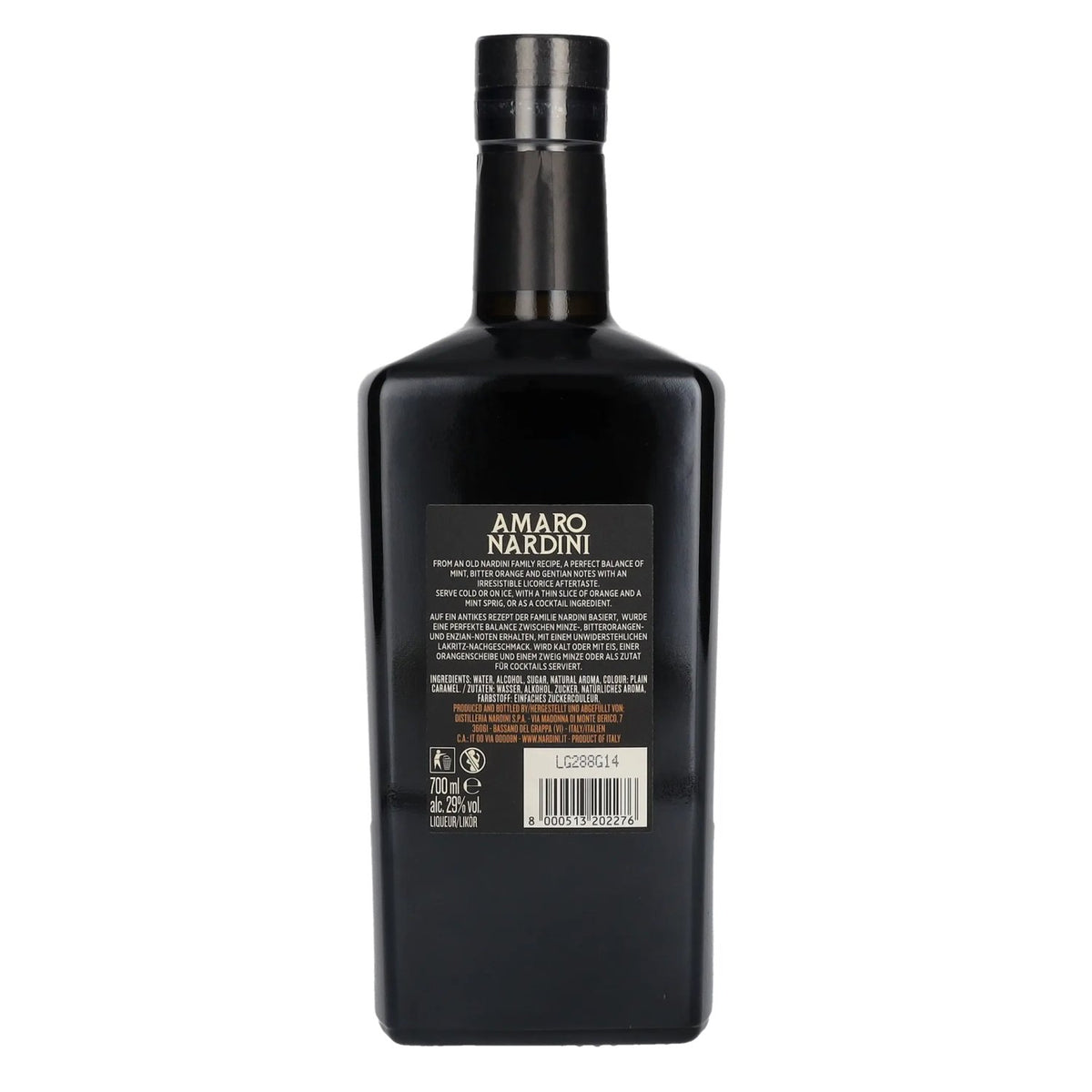 Nardini Amaro Bassano Al Ponte Liqueur 29% Vol. 0,7l