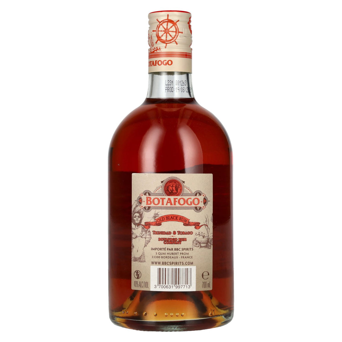 Botafogo OLD BLACK RUM Trinidad &amp; Tobago 40% Vol. 0,7l