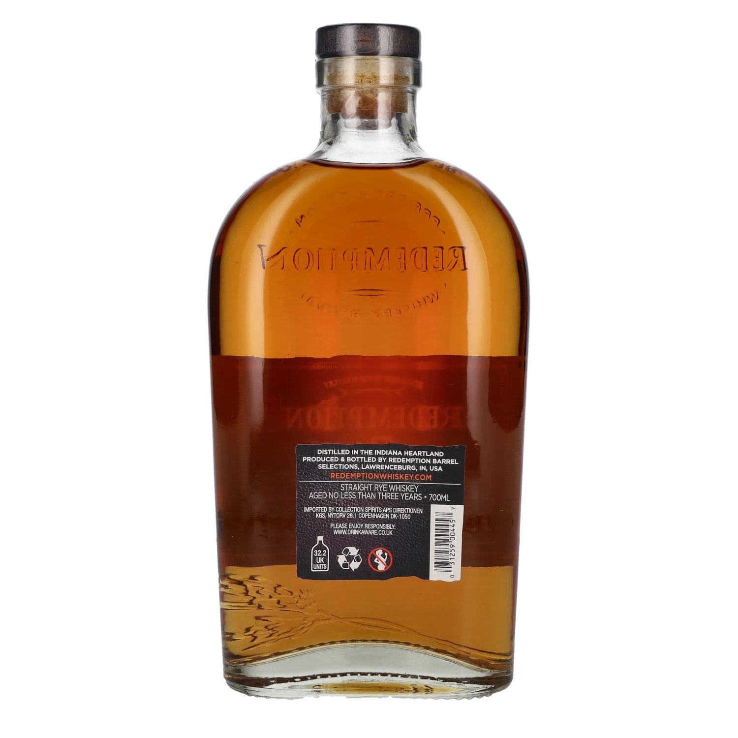Redemption Rye Pre-Prohibition Rye Revival 46% Vol. 0,7l