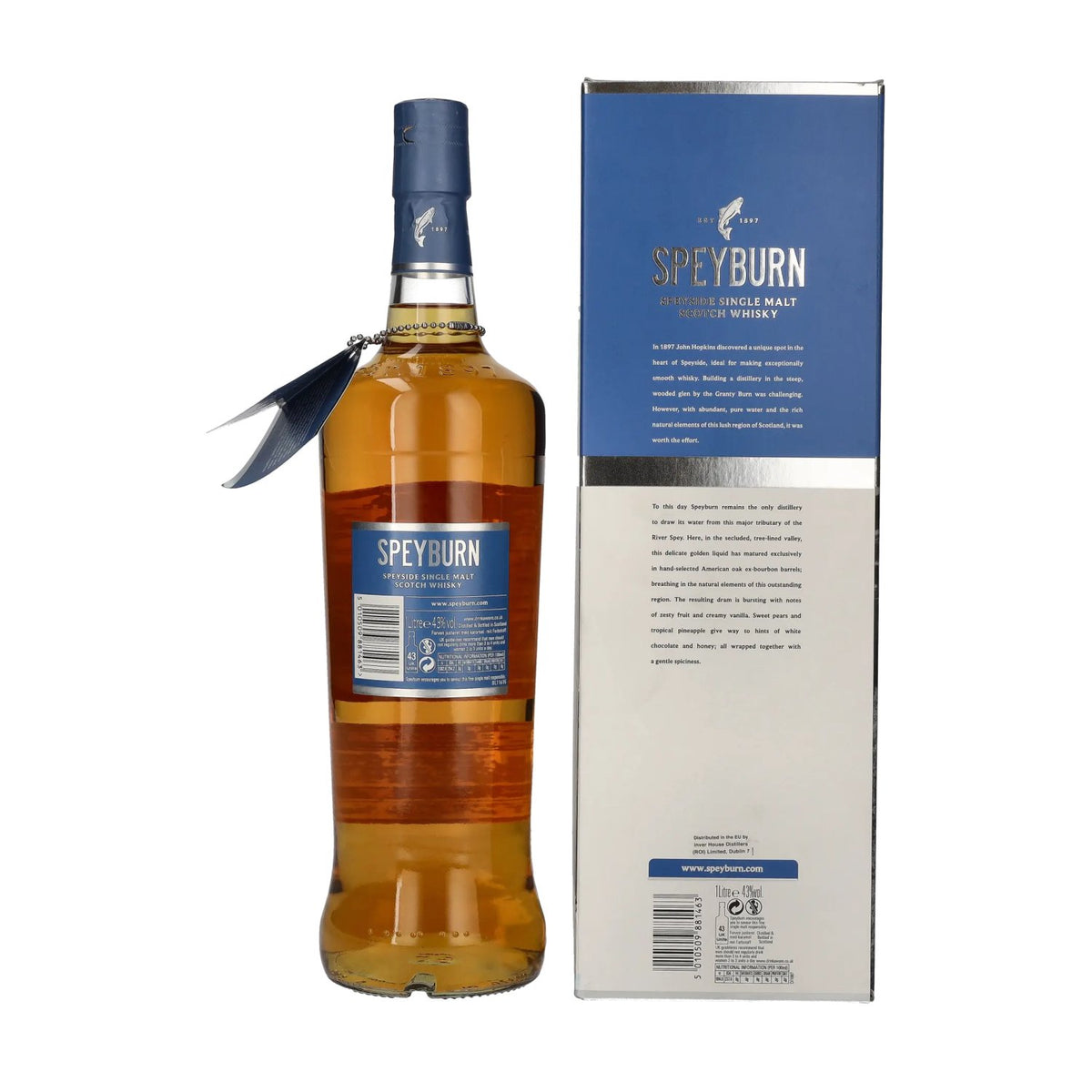 Speyburn 16 Years Old Speyside Single Malt TRAVEL EXCLUSIVE 43% Vol. 1l in gift box