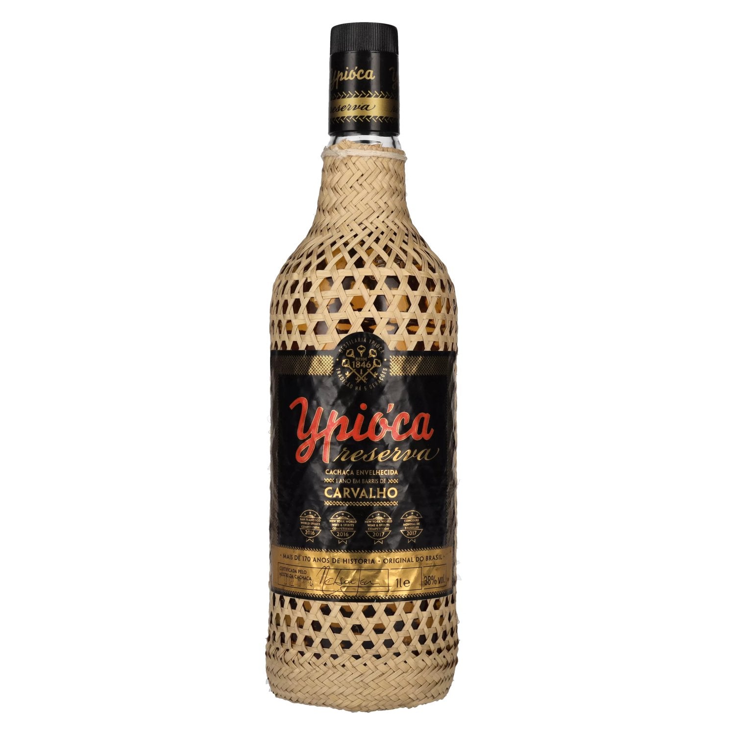 Ypióca Cachaça Envelhecida Reserva Especial OURO 38% vol. 1l