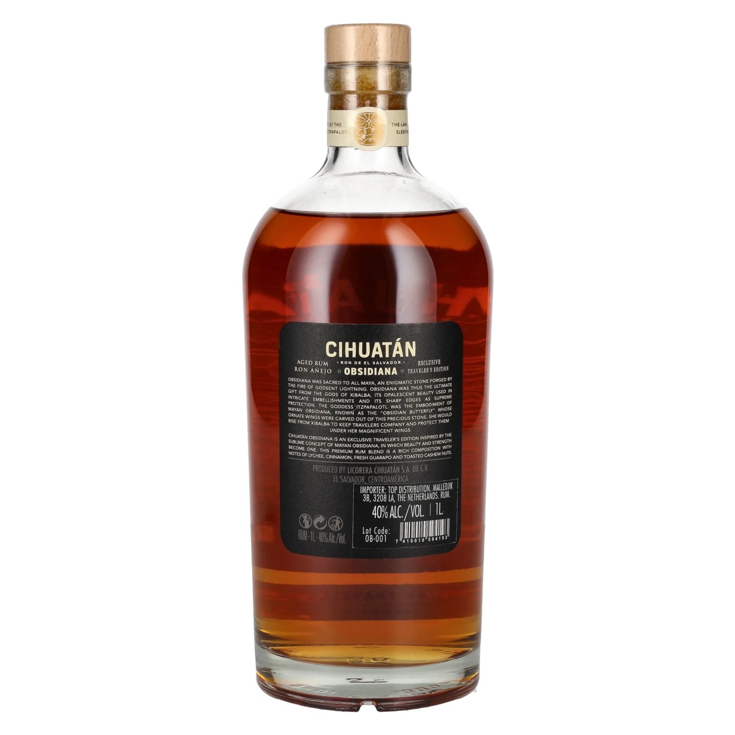 Cihuatán OBSIDIANA Rum Limited Edition 40% Vol. 1l