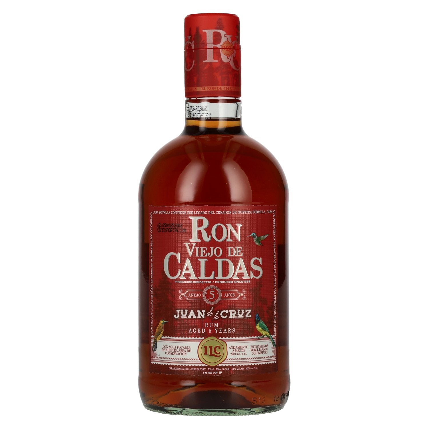 Ron Viejo de Caldas 5 Años Juan de la Cruz Rum 40% Vol. 0,7l