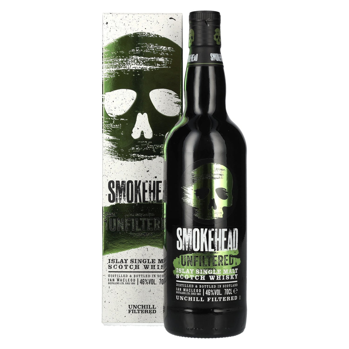 Smokehead UNFILTERED Islay Single Malt Scotch Whisky 46% Vol. 0,7l in gift box