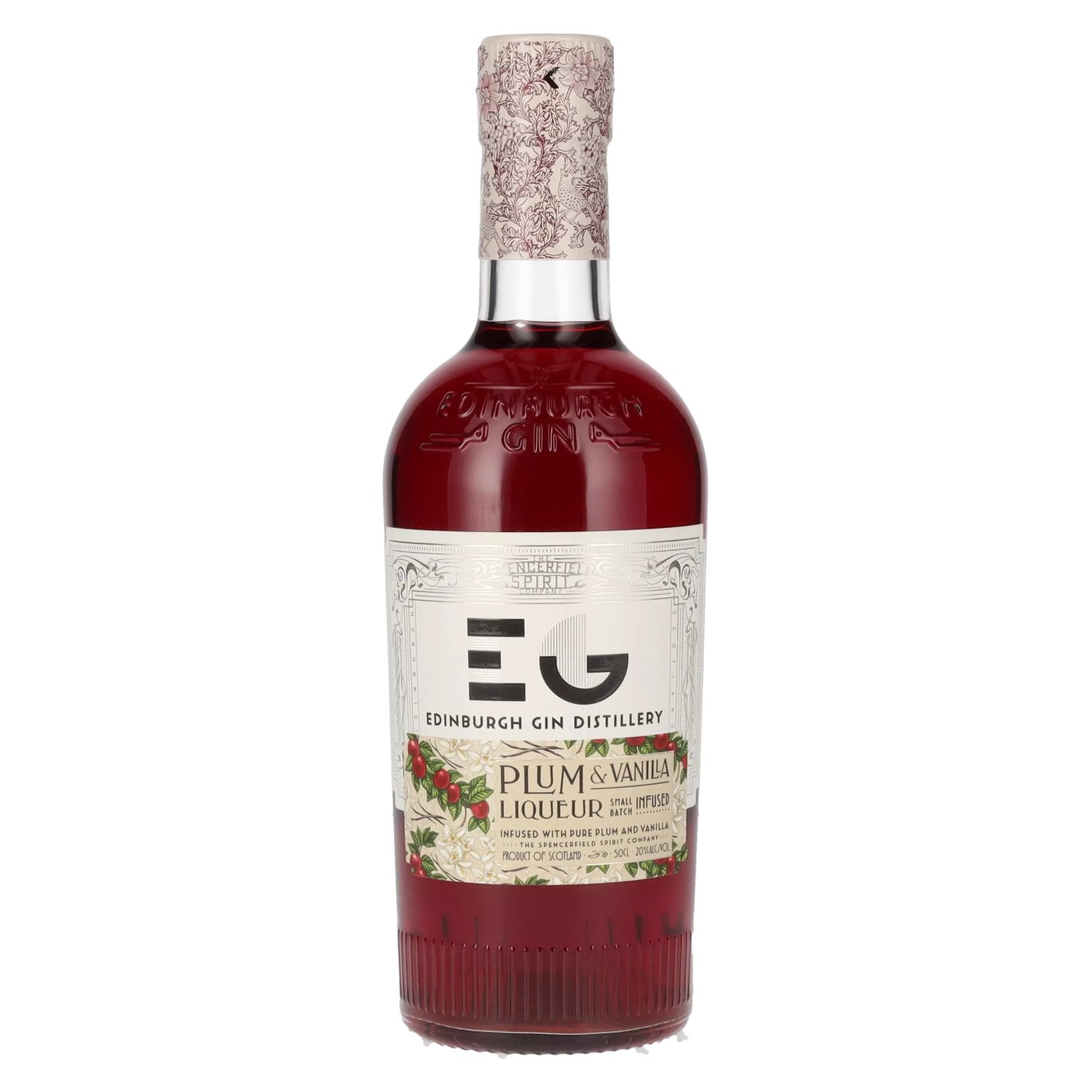 Edinburgh Gin PLUM &amp; VANILLA Liqueur 20% Vol. 0,5l