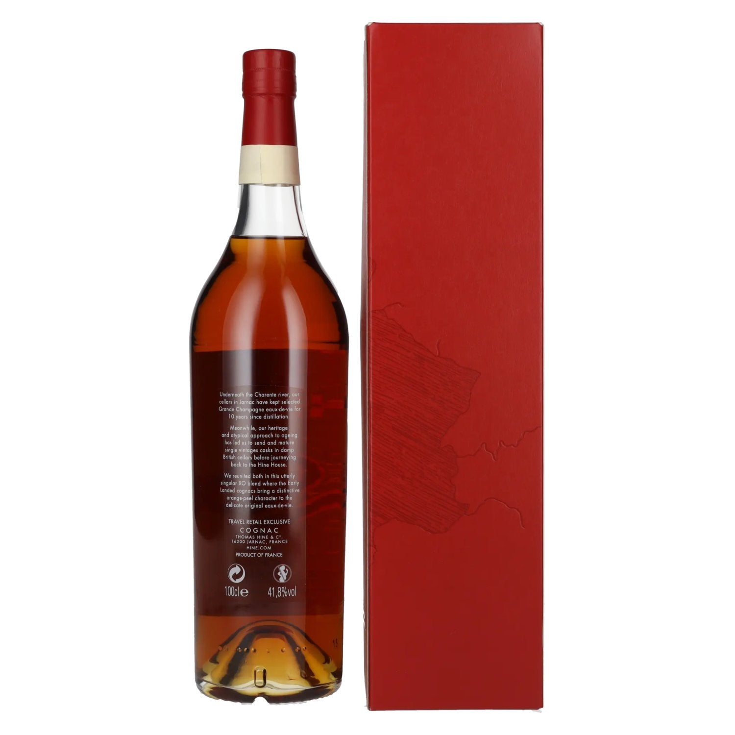 Hine Journey 10 Years Old XO Cognac Grander Champagne 41,8% Vol. 1l in gift box