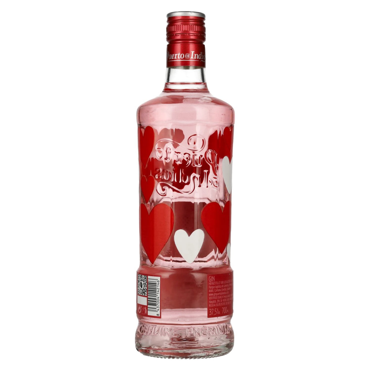 Puerto de Indias STRAWBERRY &amp; LOVE Valentines Edition Gin 37.5% Vol. 0.7l