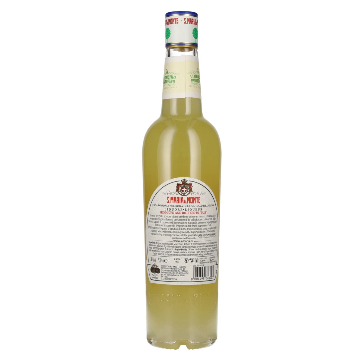 S. Maria al Monte Limoncino Portofino Lemon Liqueur 30% Vol. 0,7l