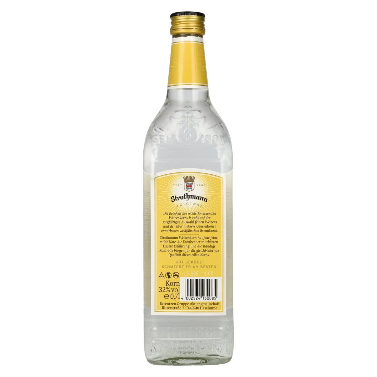 Strothmann Original Weizenkorn 32% vol. 0,7l