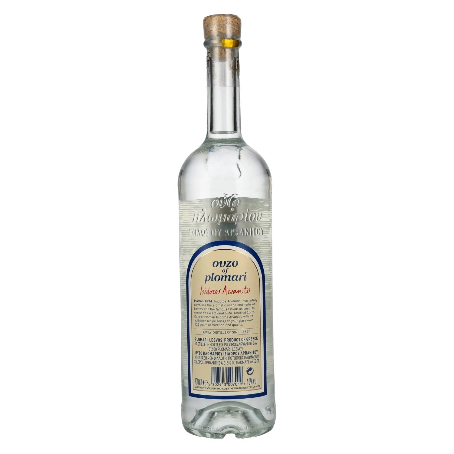 Ouzo Plomari 40% Vol. 0,7l