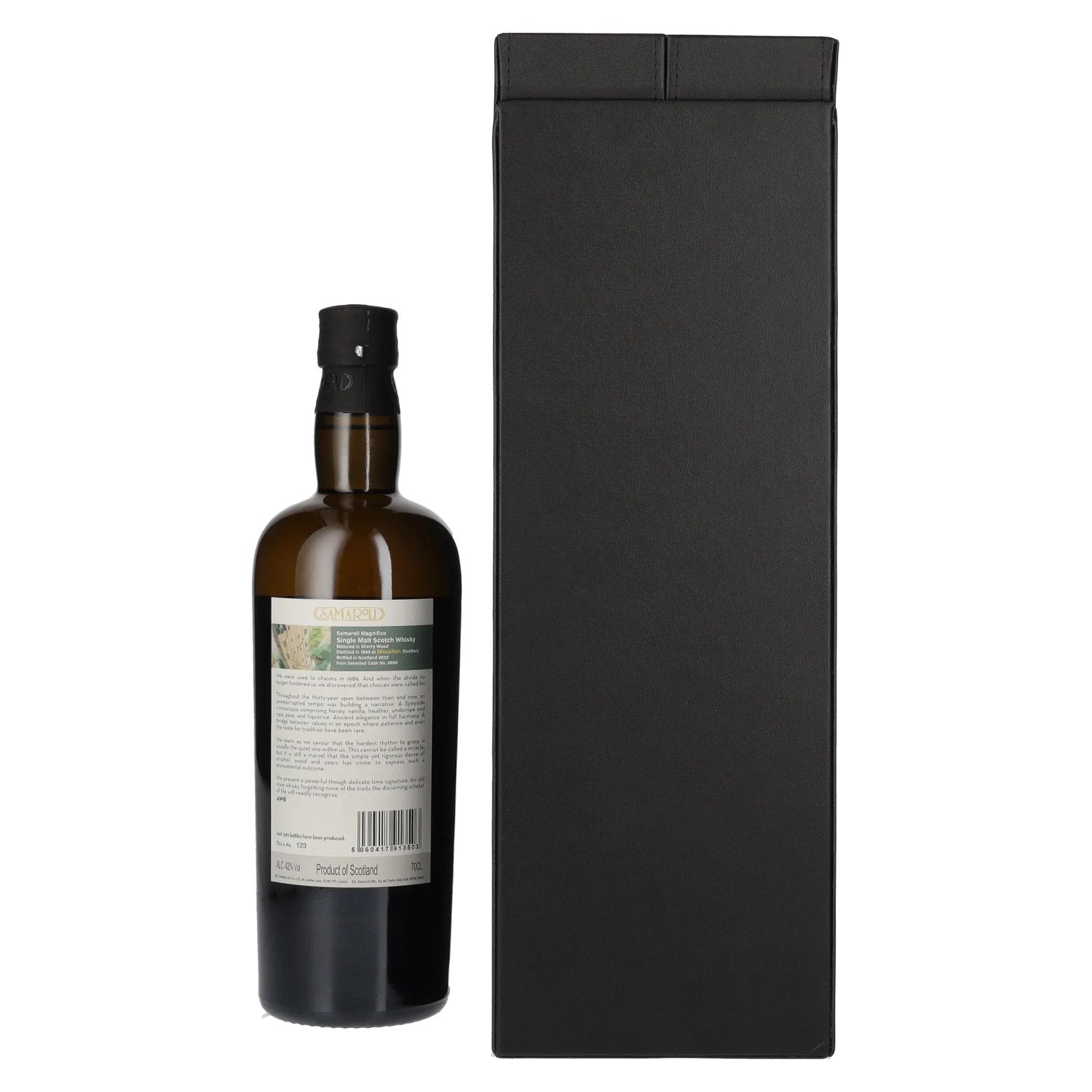 Samaroli Magnifico MACALLAN Single Malt Sherry Wood 1989 42% Vol. 0,7l en boîte cadeau