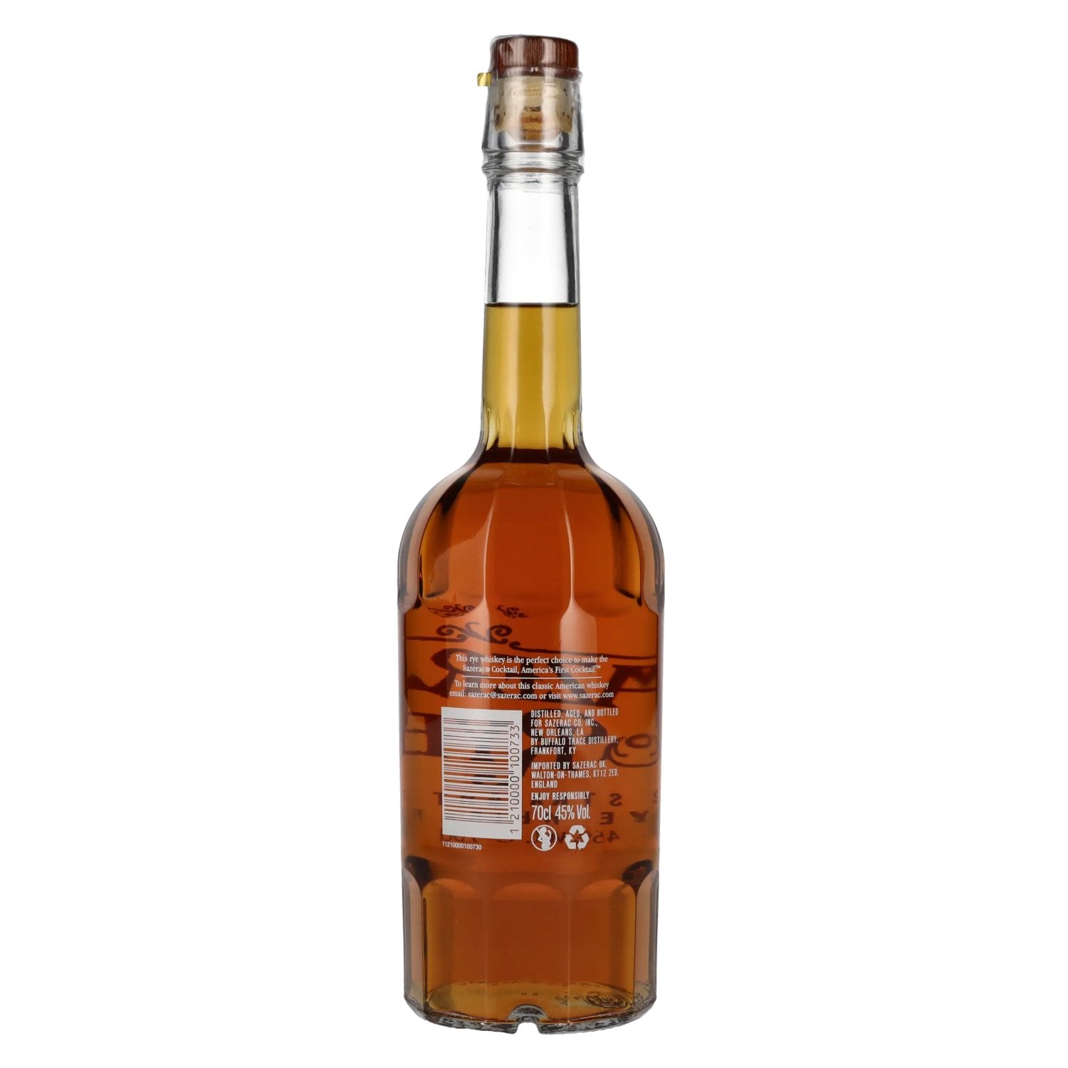 Sazerac RYE Straight Rye Whiskey 45% vol. 0,7l