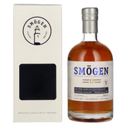 SMÖGEN 12 Years Old Distillery Estate Barley Swedish Single Malt Whisky 56,6% Vol. 0,5l en coffret cadeau